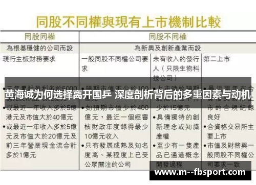 黄海诚为何选择离开国乒 深度剖析背后的多重因素与动机